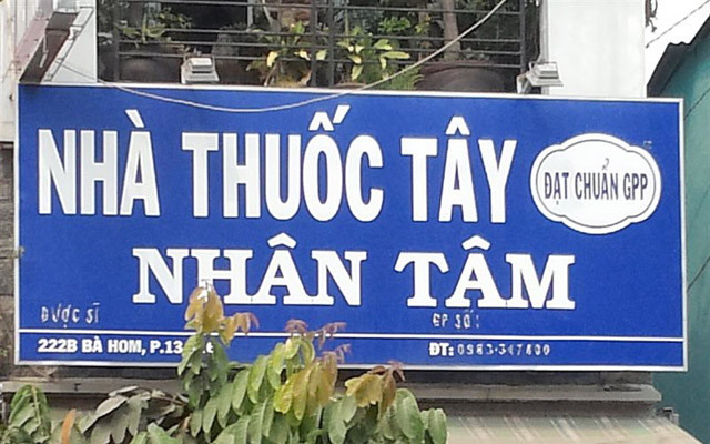 Nhà Thuốc Tây Nhân Tâm - Bà Hom