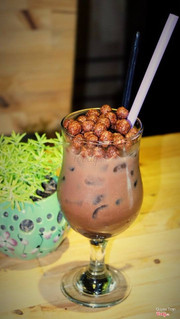 Cà phê cacao bánh 