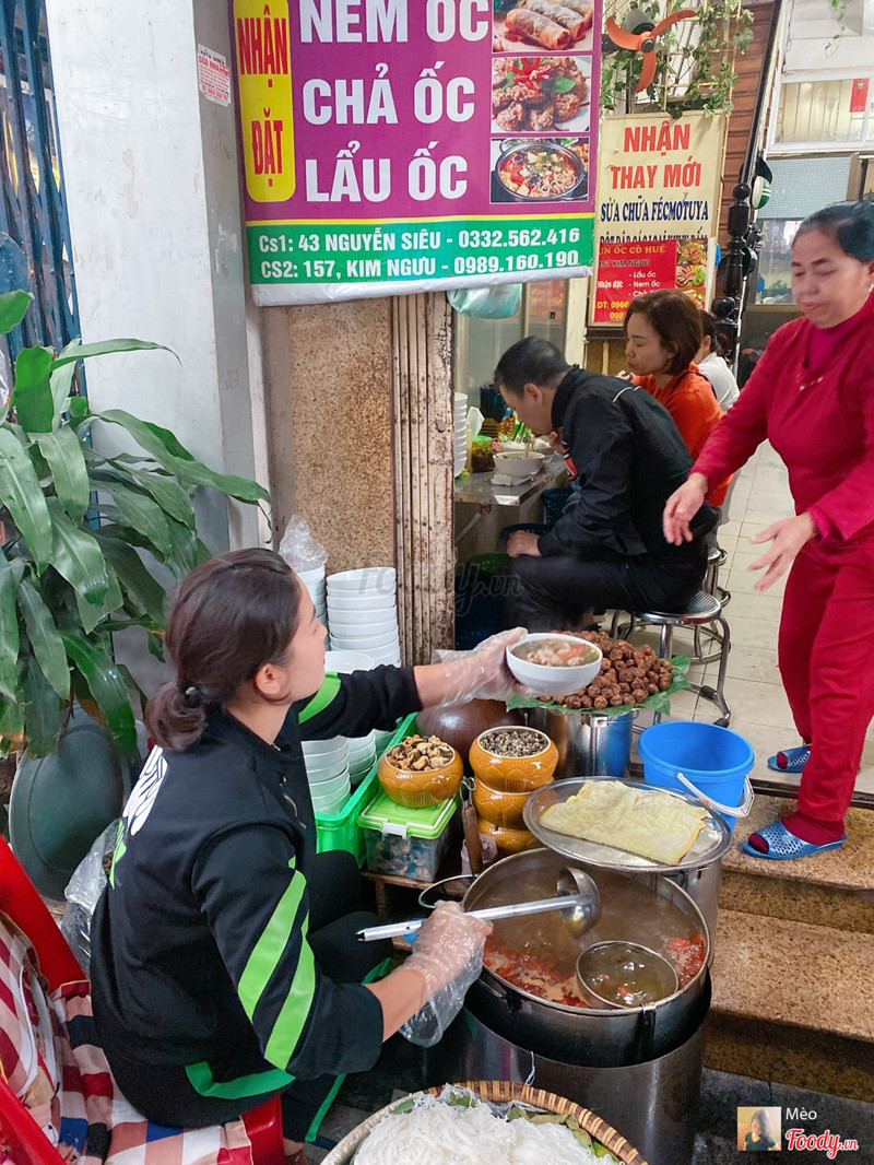 Quầy bún đơn giản thôi nè