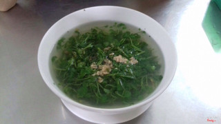 Canh xà lách xoong