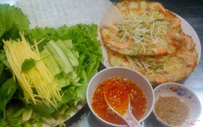 bánh xèo chất lượng giòn rụm