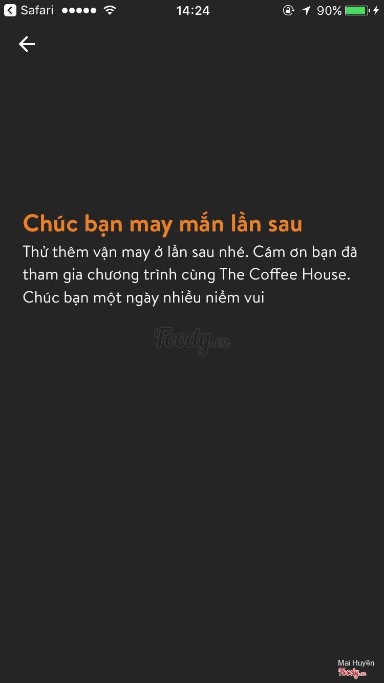 Chúc bạn may mắn lần sau rồi 😢