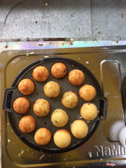 Bánh takoyaki nhân Bạch Tuộc tươi