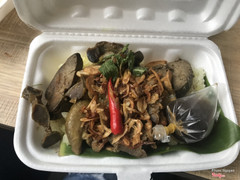 Xôi lòng mề cháy tỏi