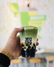 Matcha latte quá đỉnh , vị matcha hoà quyện cùng trân châu đường đen vị không bao h quyên