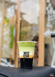 Matcha latte thêm chân trâu đường đen mic lại hấp dẫn vô cùng