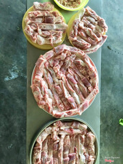 thịt heo ngon sạch nguyên liệu là chà bông và heo ngâm mắm