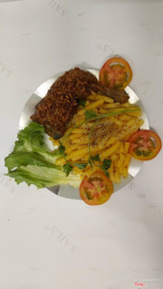 Nui gà sốt mắm tỏi