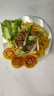 Nui bò xào củ hành