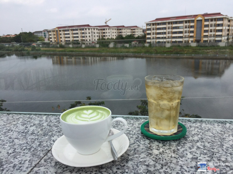 Views nhìn ra KTX B - ĐHCT: Matcha Latte 