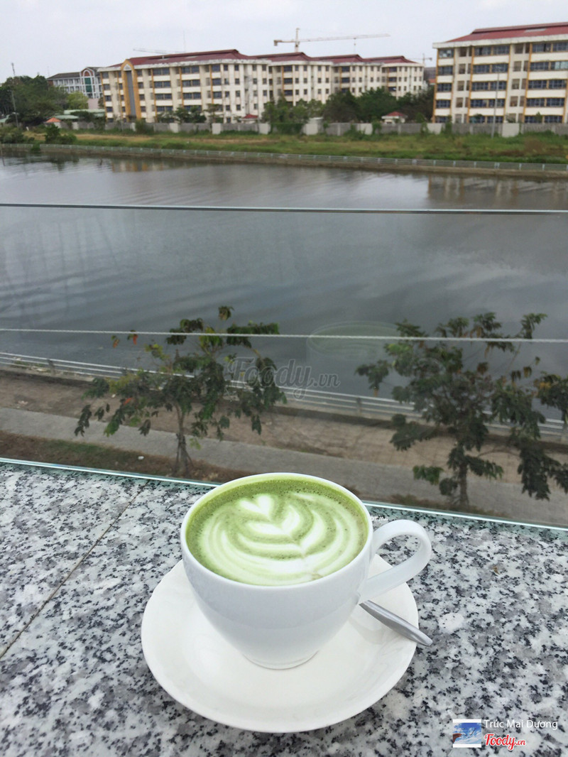 Views nhìn ra KTX B - ĐHCT: Matcha Latte 