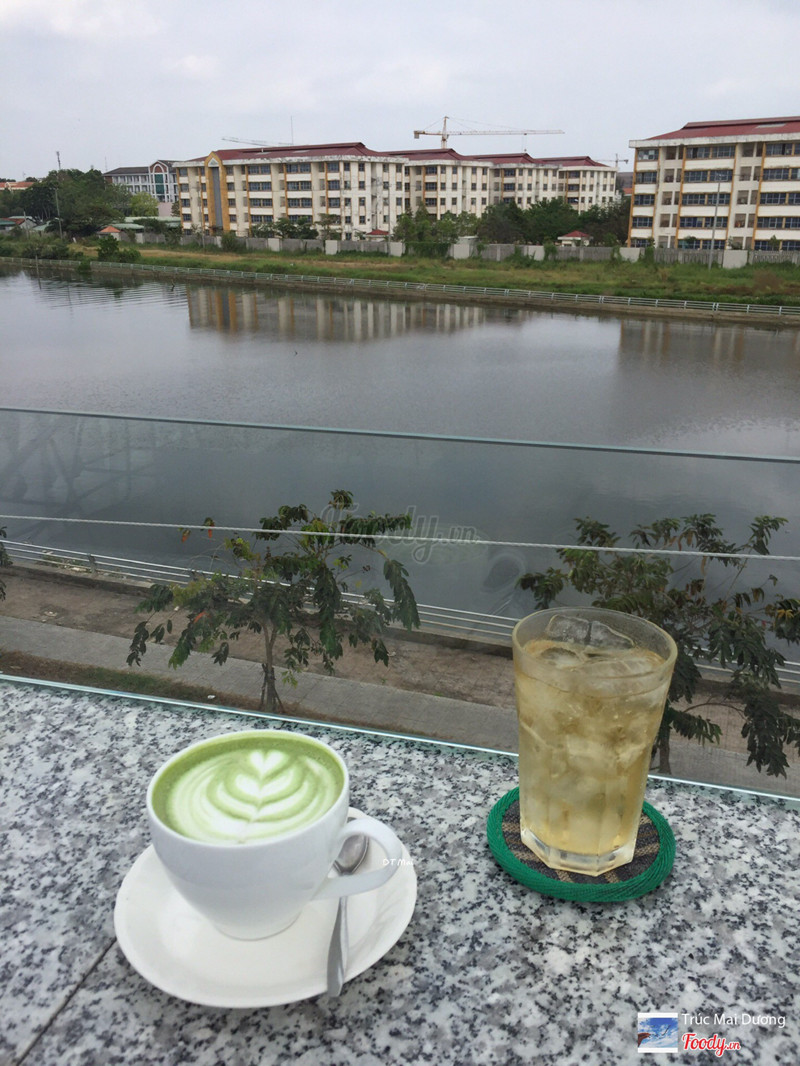 Views nhìn ra KTX B - ĐHCT: Matcha Latte 