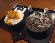 Bingsu xoài + socola