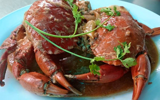 Miến xào cua
