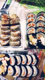 Kimbap truyền thống & kimbap chiên