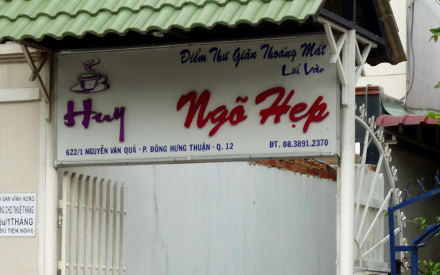 Ngõ Hẹp - Huy Cafe