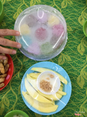 Hộp rau câu hỏi giá là 40k/1 hộp