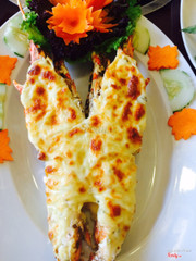 tôm hùm phô mai đút lò