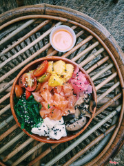 tô Poke chuẩn Hawaiian Healthy Living của mềnh đê