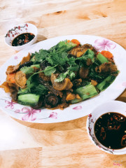 Bím bò xào đông cô