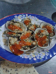 Hàu Nướng Mỡ Hành