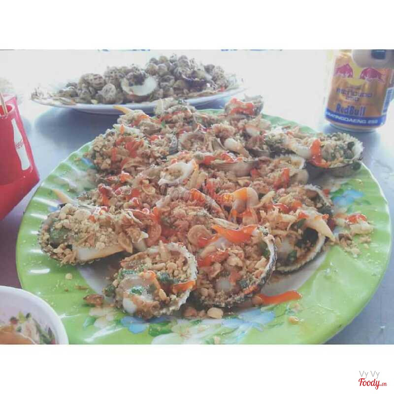 Sò lông nướng mỡ hành