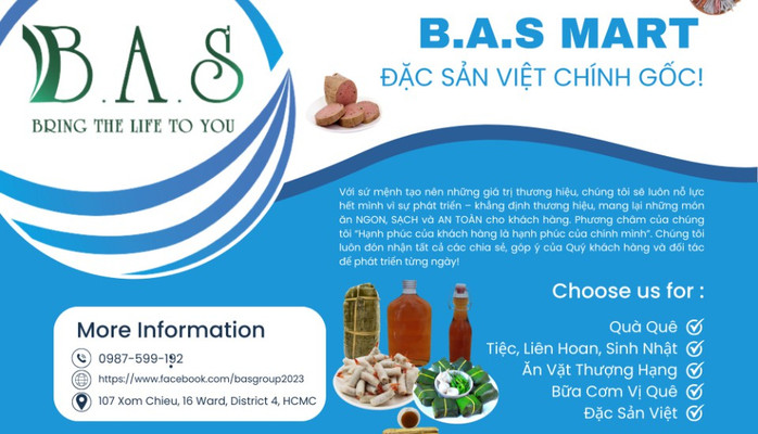 B.A.S Mart - Đặc Sản Bình Định, Phan Thiết & Đặc Sản Vùng Miền - Quang Trung