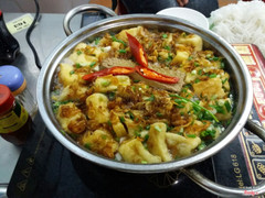 lẩu riêu cua sườn sụn