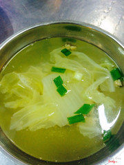 canh bắp cải