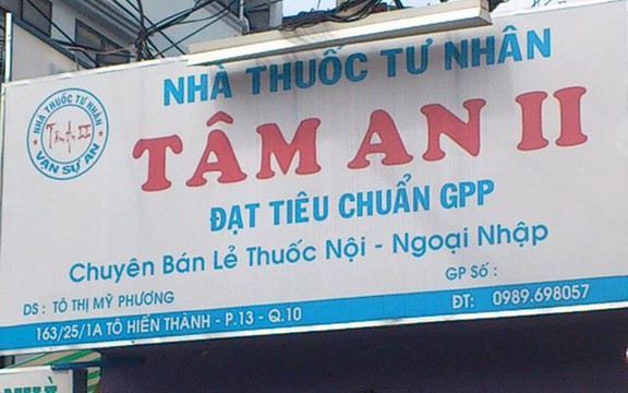 Nhà Thuốc Tây Tâm An 2 - Tô Hiến Thành