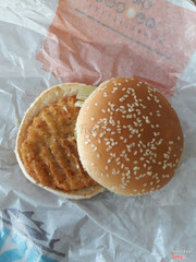 Burger Gà xay