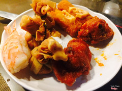 đồ ăn trên line buffet