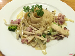 pasta sốt kem