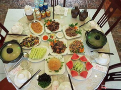 Gà chọi suất 11 món; 135k/suất