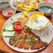 cơm tấm sườn bì chả