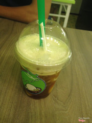 Trà đào tươi - 28k, có miếng đào ăn cũng đã