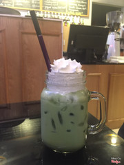 Matcha tea latte thơm mùi bột matcha Nhật 