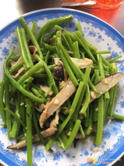 Rau muống xào ốc giác - 40K