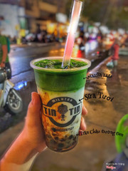 Sữa Tươi Matcha Latte Trân Châu Đường Đen