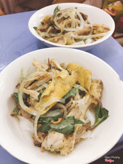 Bánh ướt lòng gà - siêu ngon. 