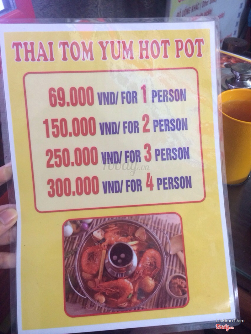 Hình ảnh trong thực đơn không liên quan. Hihi