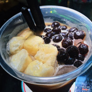 Trà sữa trân châu + viên phô mai