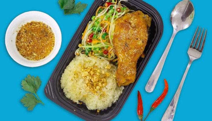 Xôi Gà Sốt Thái - Shop Online