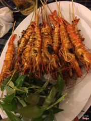 Tôm nướng muối ớt