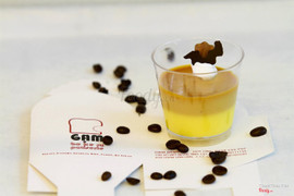 Bourbon caramel custart