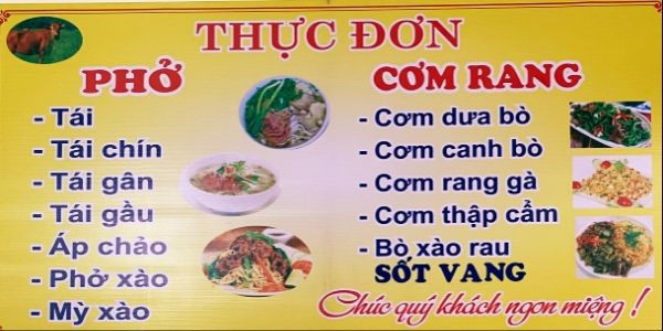 Hiếu - Cơm Rang & Phở Bò - Số 9 Nguyễn Thế Rục