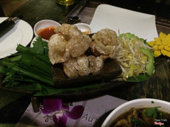 Crispy pigskin - Boat noodle