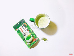 Matcha Latte của Pátaga được pha bằng bột trà xanh Nhật Bản nguyên chất nên đậm đà và thơm lừng luôn nhan !