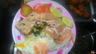 Sườn bì chả đây