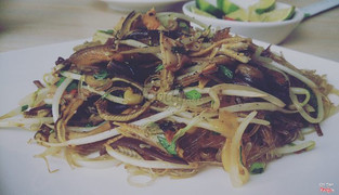 Miến lươn xào